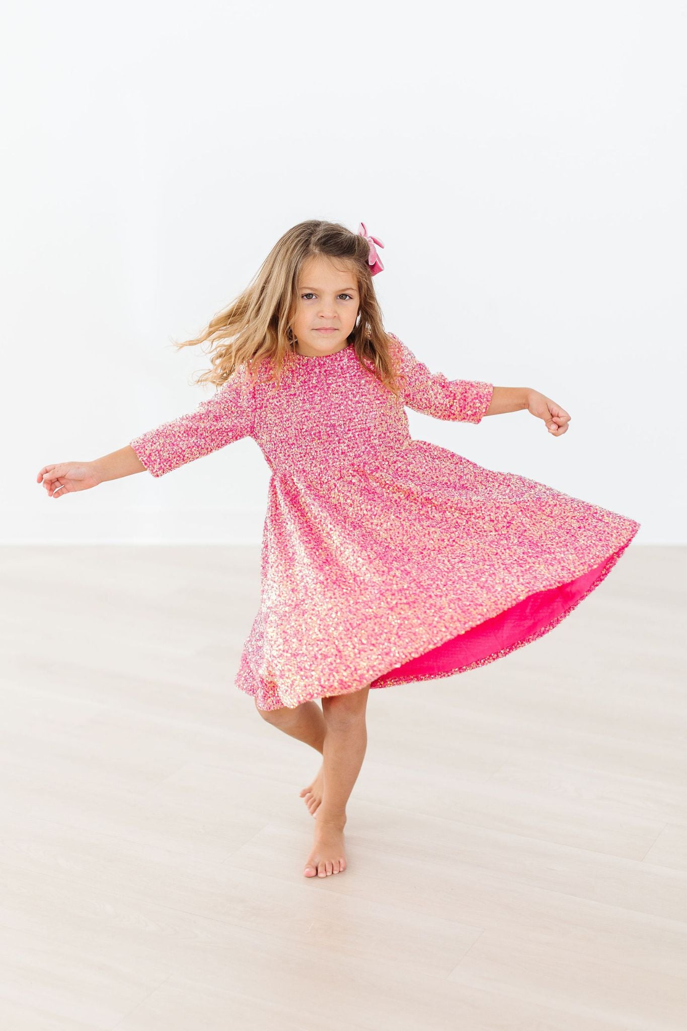 Hot Pink Sequin Dress-dogsvalley ®