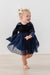 Light Navy Velvet Tutu Dress-dogsvalley ®