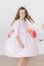 Baby Bunnies 3/4 Sleeve Ruffle Twirl Dress-dogsvalley ®