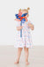 Vintage Flags Smocked Ruffle Dress-dogsvalley ®