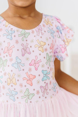 Springtime Bows S/S Twirl Leotard-dogsvalley ®