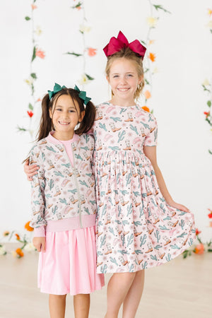 Cactus Cowgirl S/S Pocket Twirl Dress-dogsvalley ®