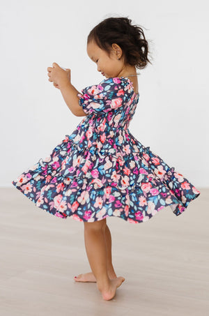 Beauty in Bloom Smocked Ruffle Dress-dogsvalley ®