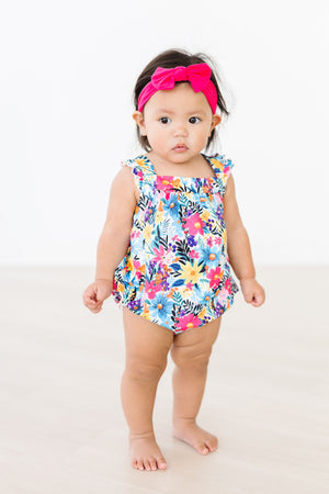 Petal Paradise Ruffle Cross Back Romper-dogsvalley ®