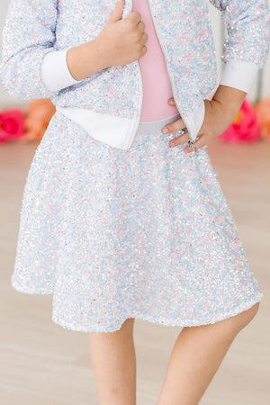 Cotton Candy Sequin Twirl Skort-dogsvalley ®