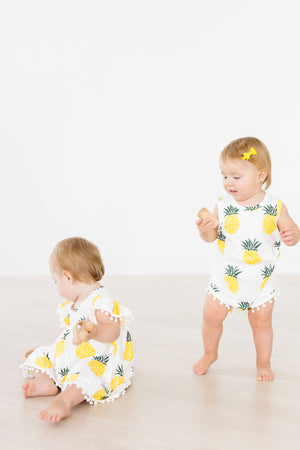 Pineapple Pom Pom Dress-dogsvalley ®