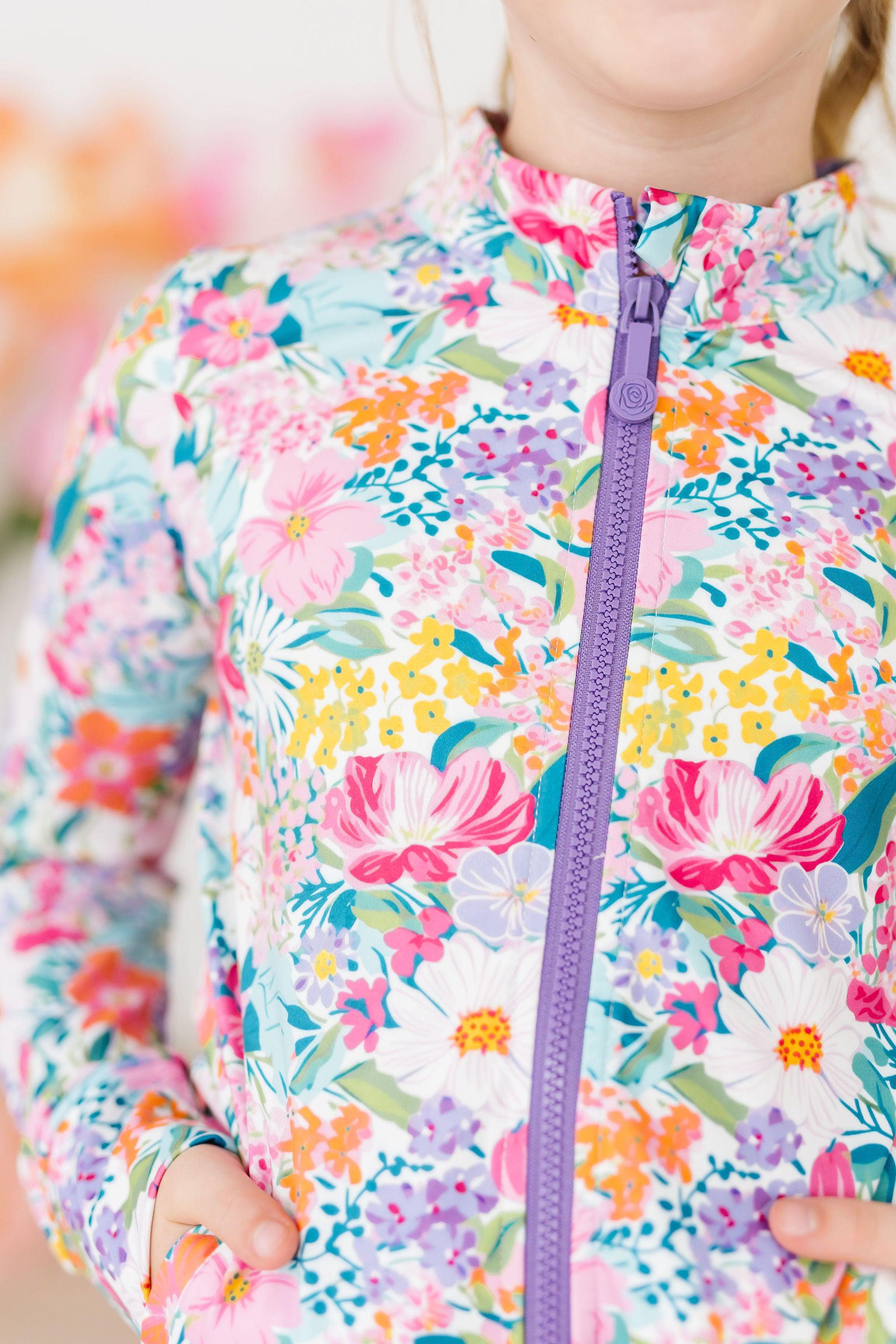 Petal Power Full-Zip Ruffle Active Jacket-dogsvalley ®