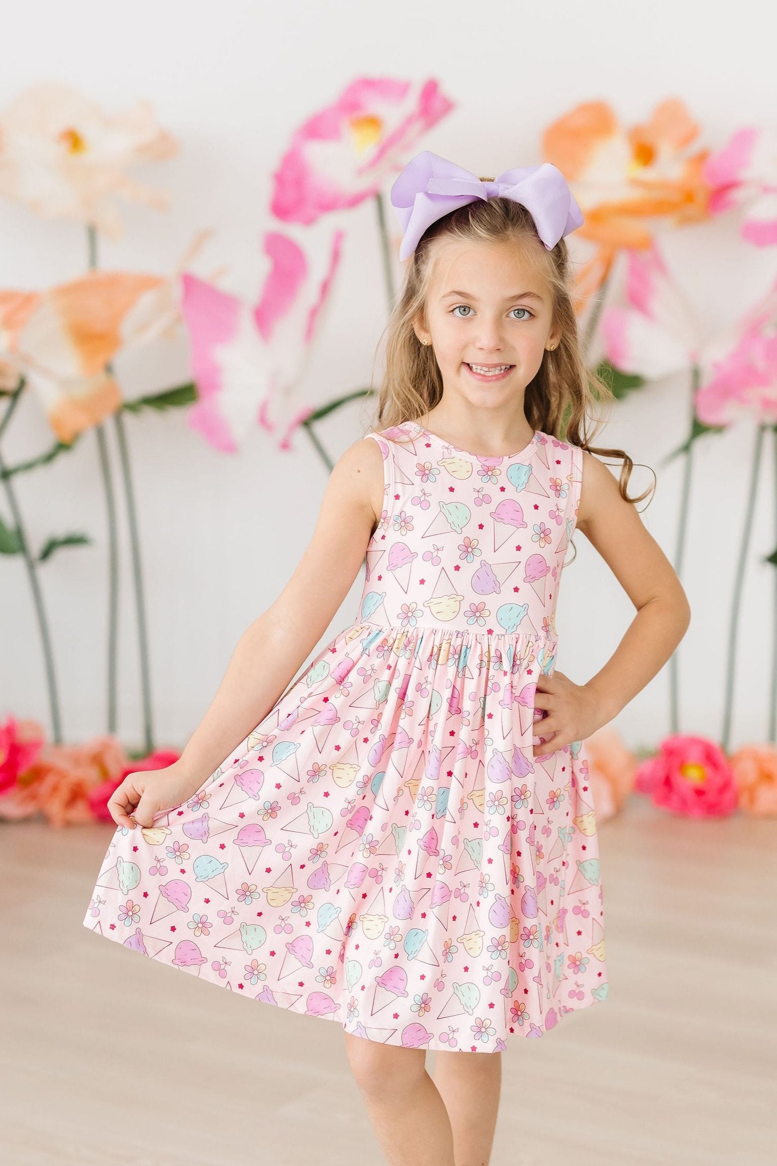 Ice Cream & Shout Tank Twirl Dress-dogsvalley ®