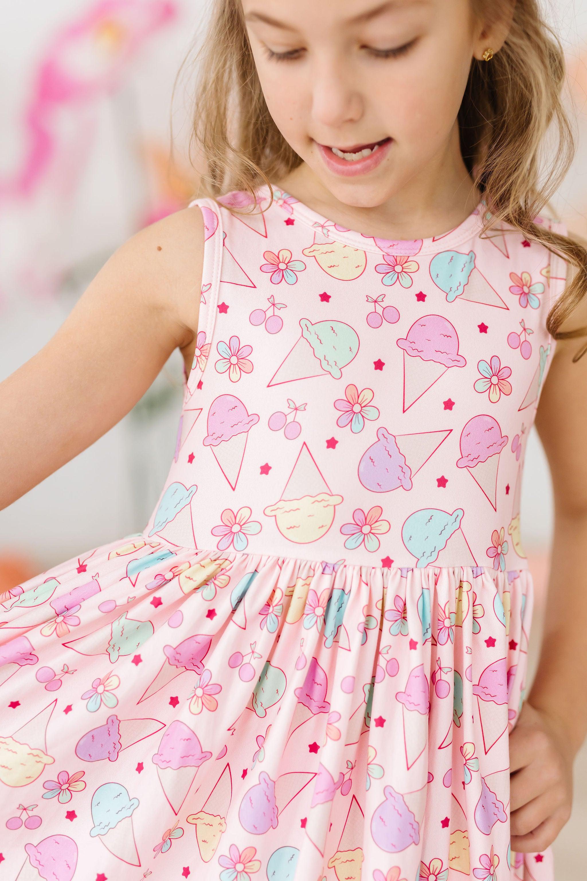 Ice Cream & Shout Tank Twirl Dress-dogsvalley ®