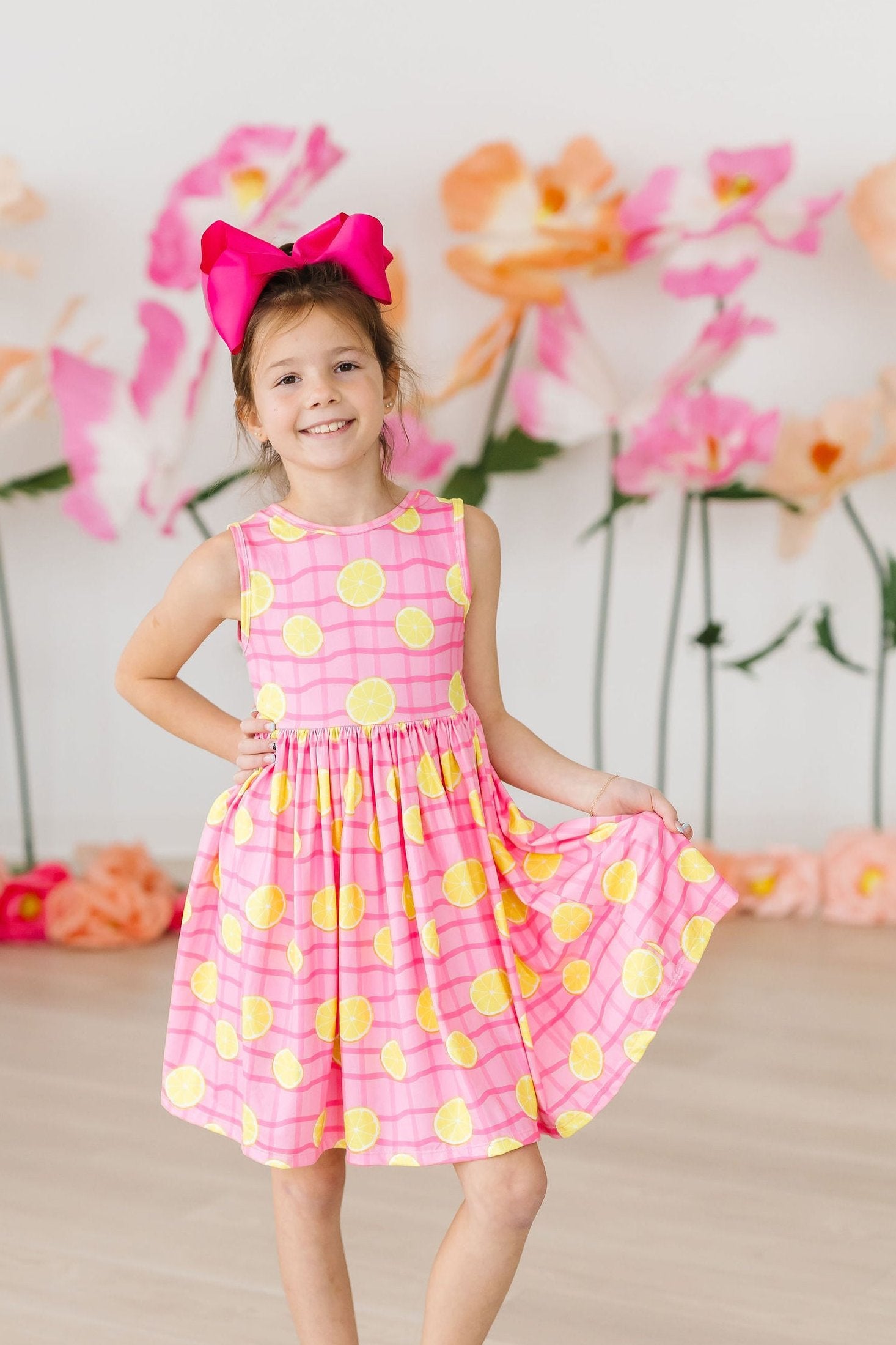 Pink Lemonade Tank Twirl Dress-dogsvalley ®