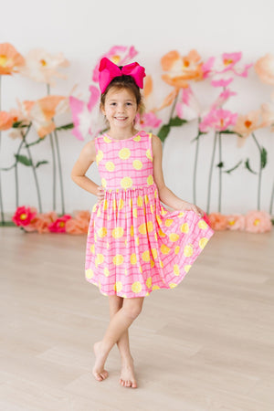 Pink Lemonade Tank Twirl Dress-dogsvalley ®