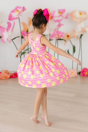 Pink Lemonade Tank Twirl Dress-dogsvalley ®