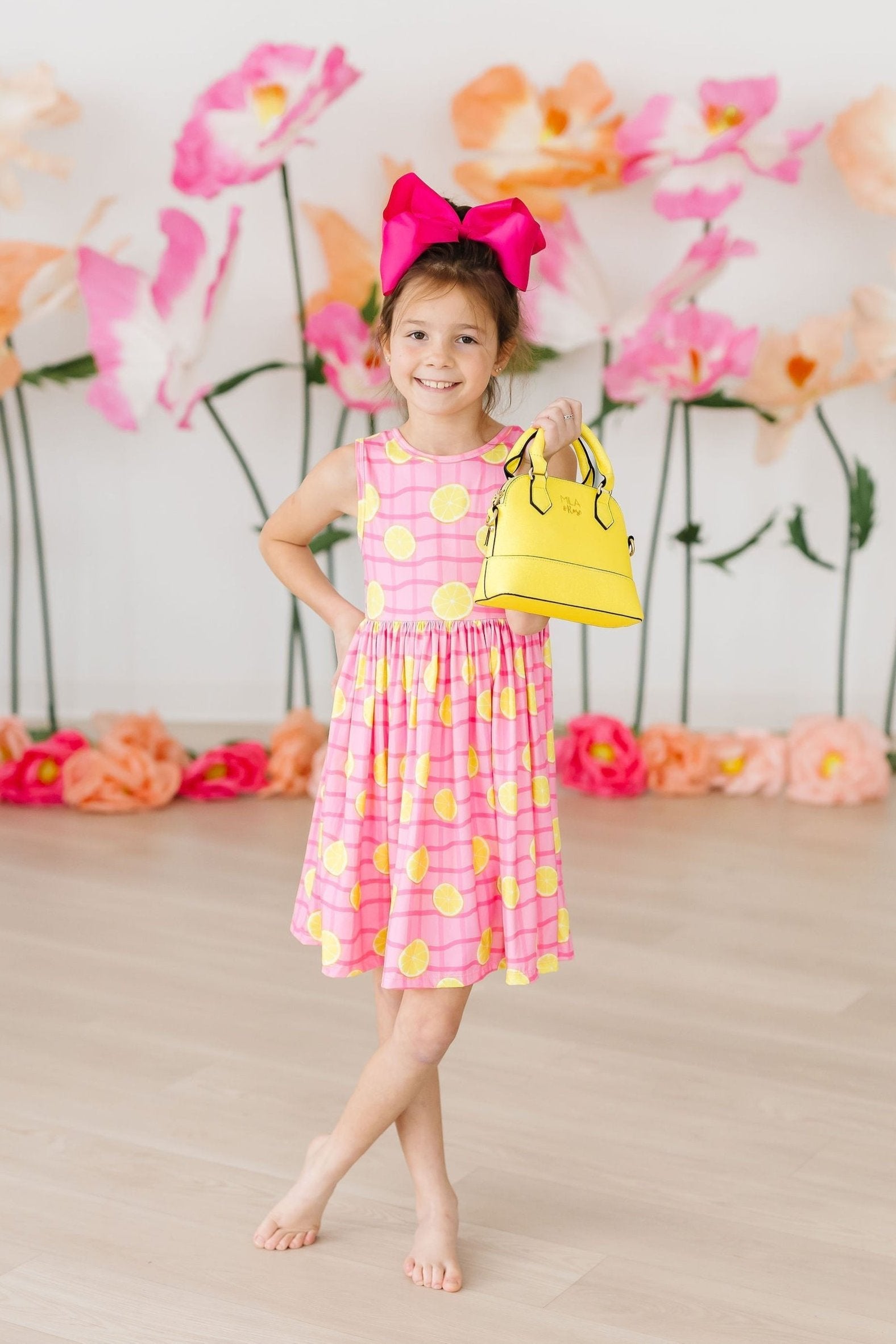 Pink Lemonade Tank Twirl Dress-dogsvalley ®