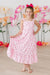 Sweet Strawberries Ruffle Maxi Dress-dogsvalley ®