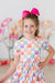 Rainbow Ribbons S/S Pocket Twirl Dress-dogsvalley ®