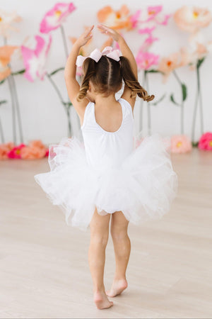 White Tank Tutu Leotard-dogsvalley ®