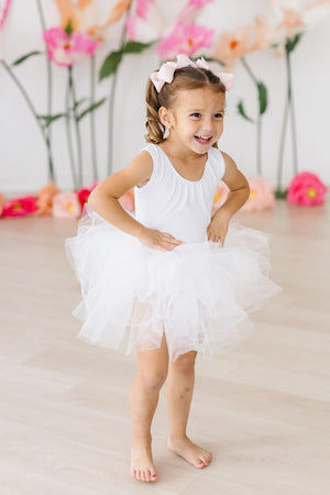 White Tank Tutu Leotard-dogsvalley ®