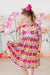 Wonderland Floral 3/4 Sleeve Pocket Twirl Dress-dogsvalley ®