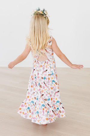 Mermaid Magic Ruffle Maxi Dress-dogsvalley ®