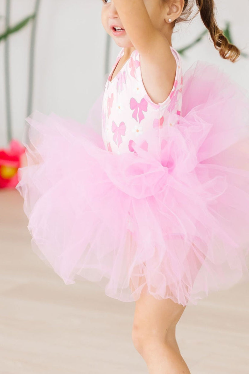 Bow Beauty Tank Tutu Leotard-dogsvalley ®