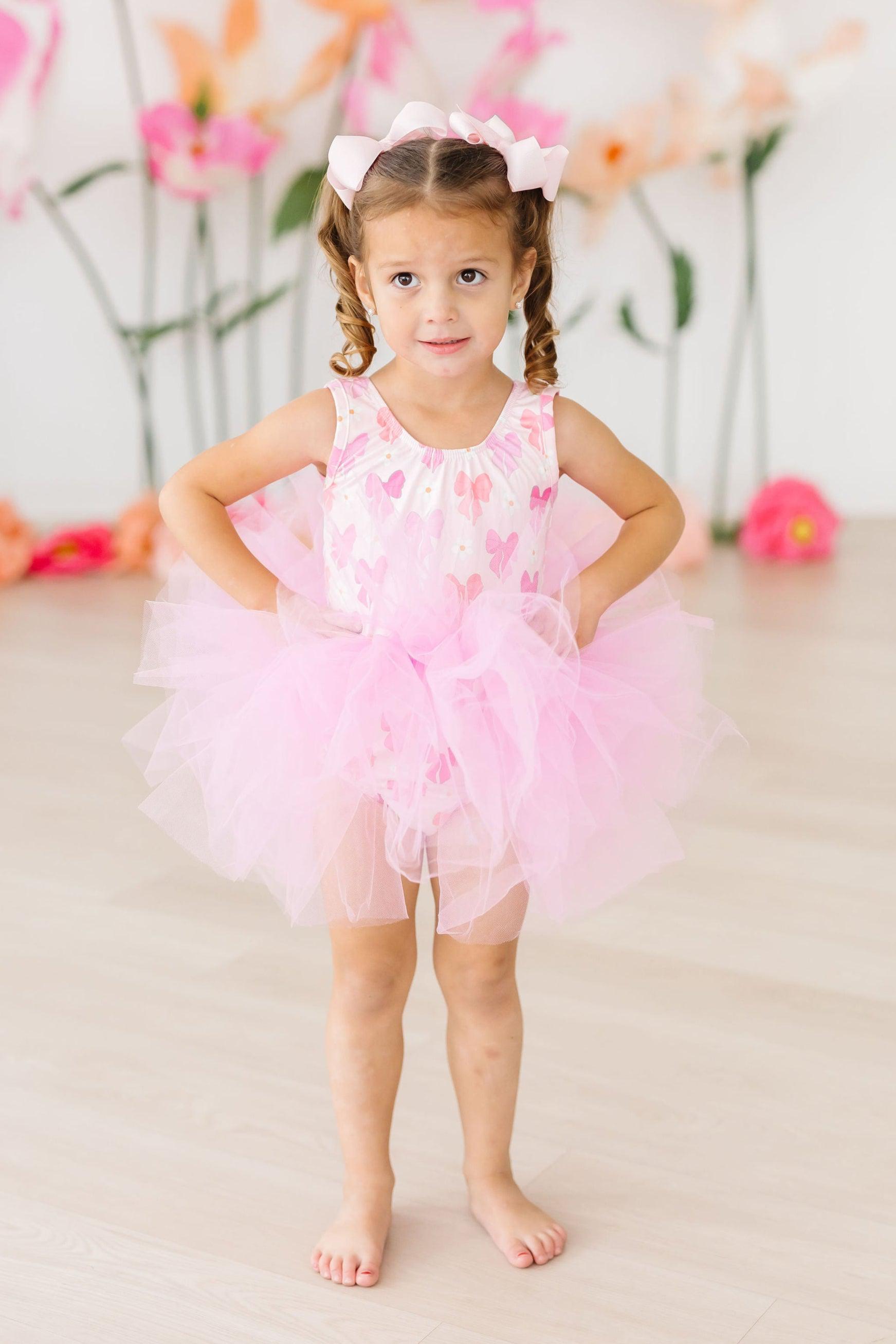 Bow Beauty Tank Tutu Leotard-dogsvalley ®