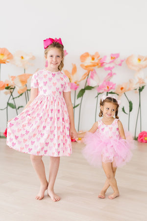 Bow Beauty S/S Pocket Twirl Dress-dogsvalley ®