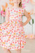 Retro Picnic Flutter Sleeve Twirl Dress-dogsvalley ®