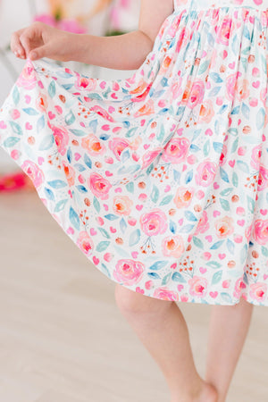 Rosettes S/S Pocket Twirl Dress-dogsvalley ®