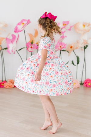 Rosettes S/S Pocket Twirl Dress-dogsvalley ®