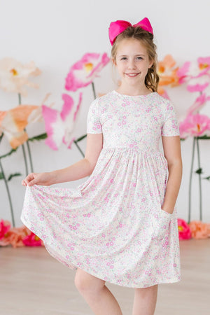 Blooming Beauty S/S Pocket Twirl Dress-dogsvalley ®