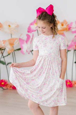 Blooming Beauty S/S Pocket Twirl Dress-dogsvalley ®