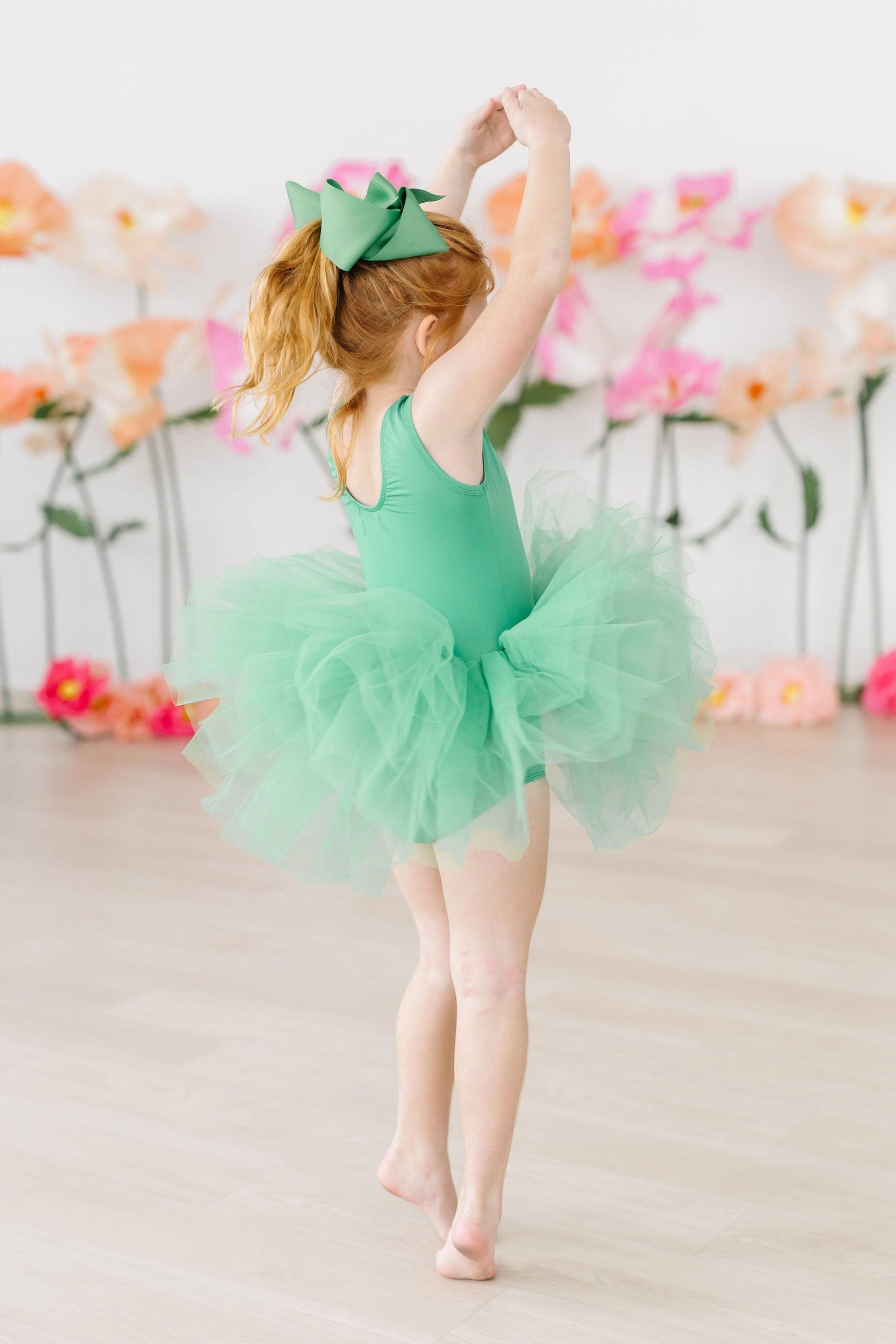 Kelly Green Tank Tutu Leotard-dogsvalley ®