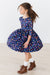 Halloween Stars 3/4 Sleeve Pocket Twirl Dress-dogsvalley ®