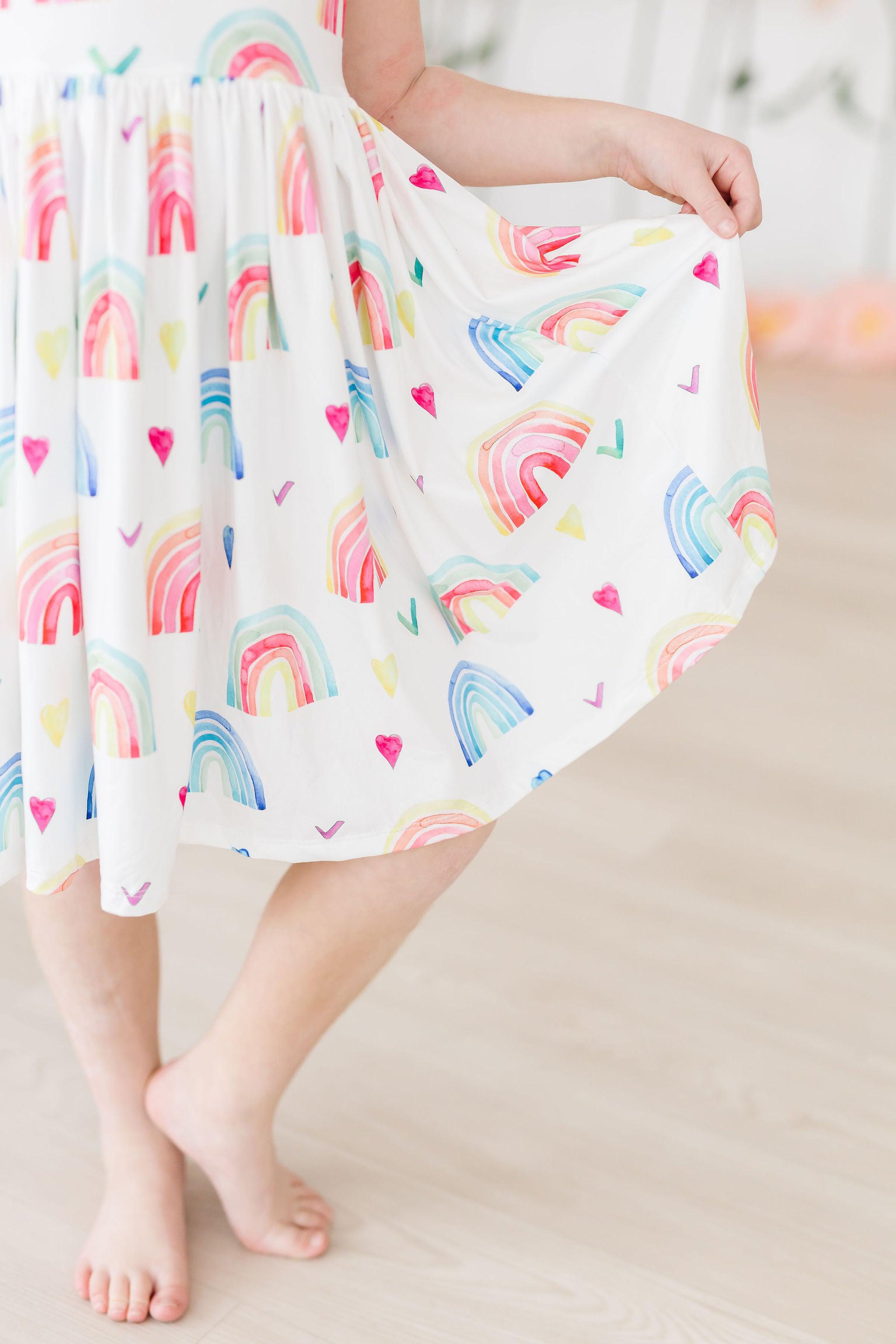 Radiant Rainbows Tank Twirl Dress-dogsvalley ®