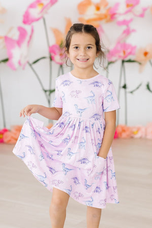 Jurassic Joy S/S Pocket Twirl Dress-dogsvalley ®