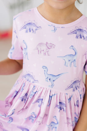 Jurassic Joy S/S Pocket Twirl Dress-dogsvalley ®