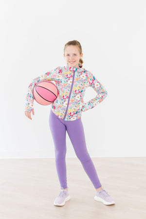 Petal Power Full-Zip Ruffle Active Jacket-dogsvalley ®