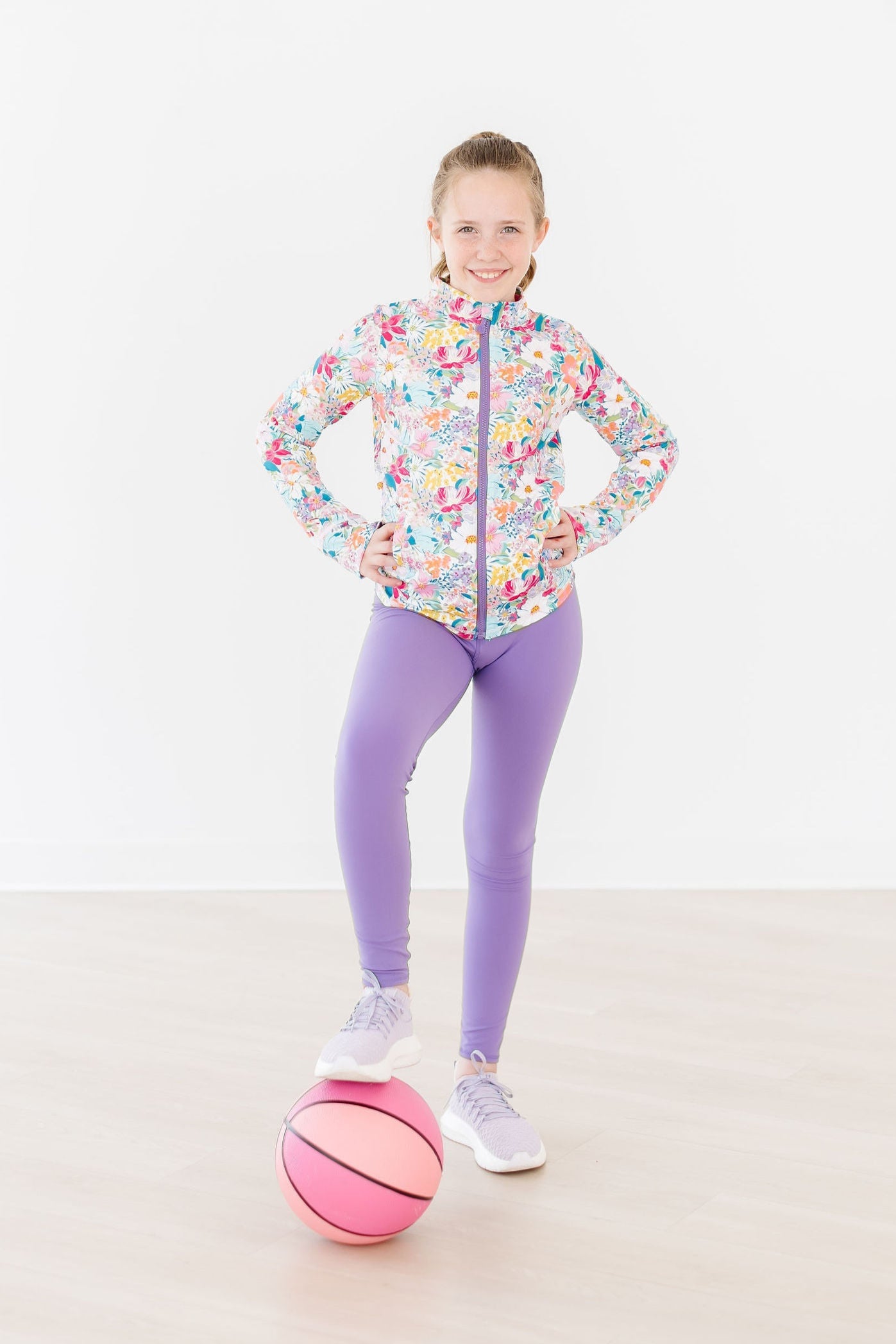 Petal Power Full-Zip Ruffle Active Jacket-dogsvalley ®