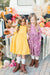 Mustard 3/4 Sleeve Pocket Twirl Dress-dogsvalley ®