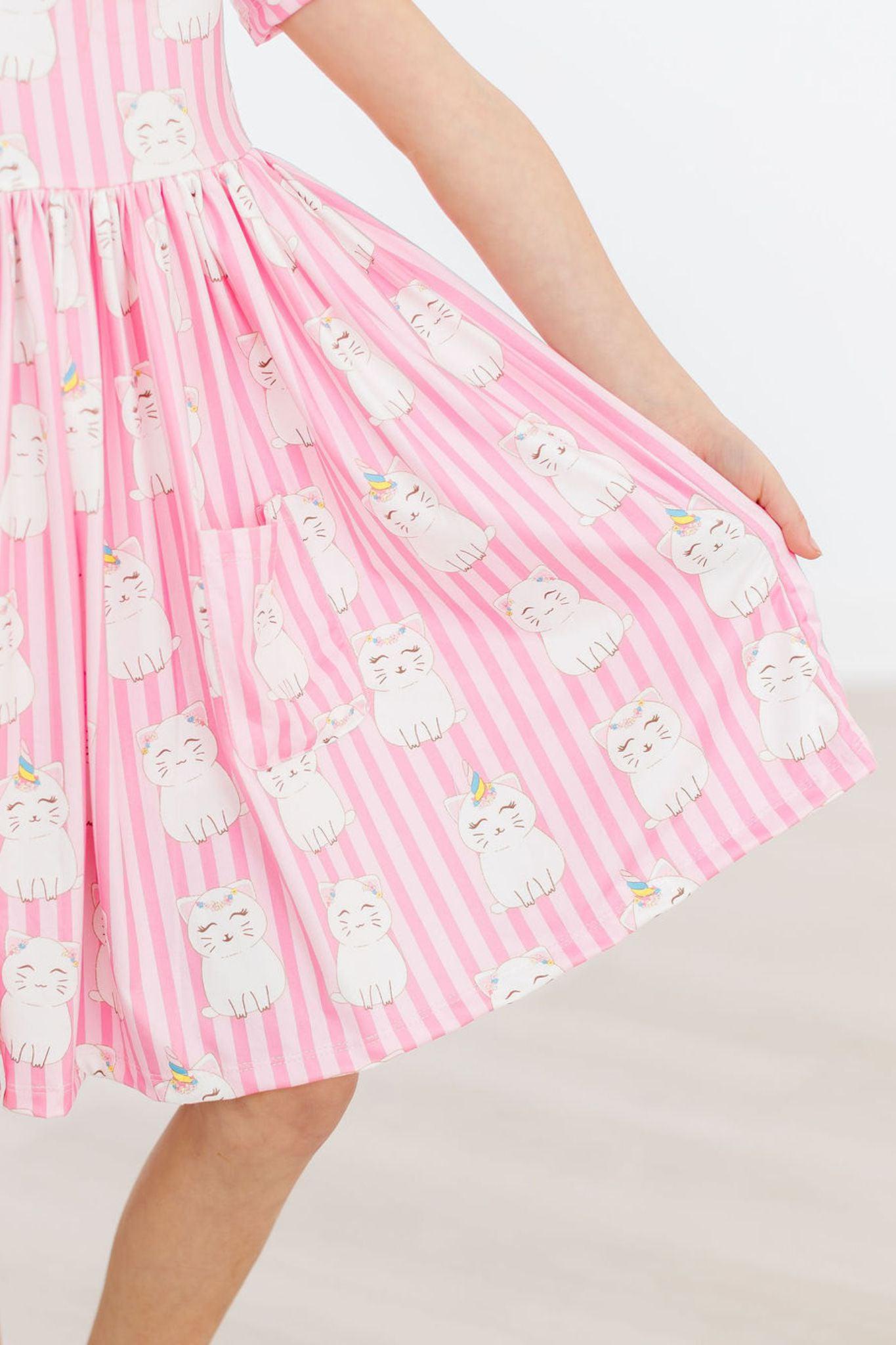 SALE Kittycorn S/S Pocket Twirl Dress-dogsvalley ®