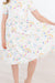 Watercolor Rainbows S/S Pocket Twirl Dress-dogsvalley ®