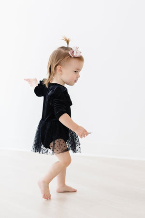 Black Velvet Tutu Bodysuit-dogsvalley ®