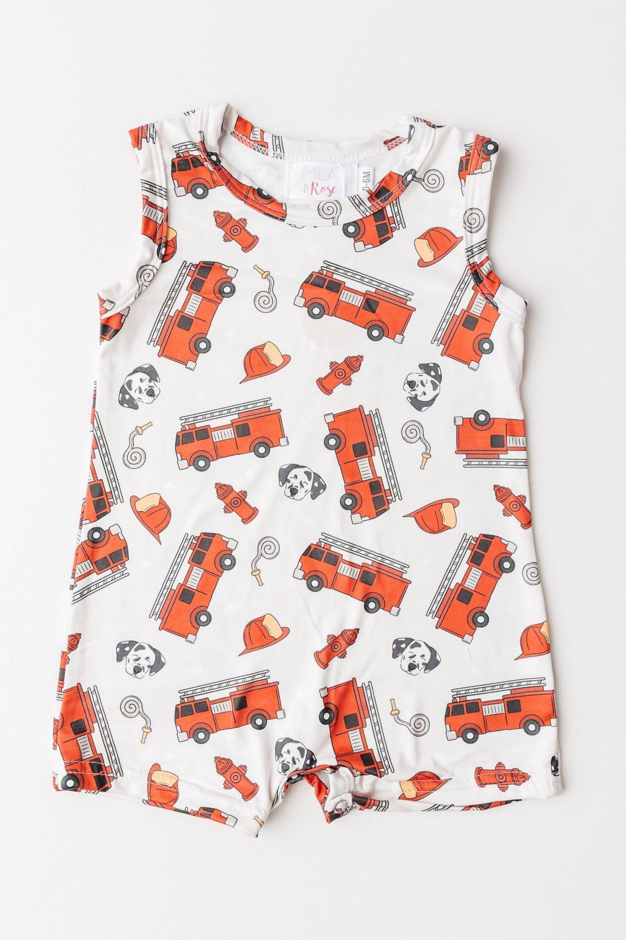 Firetrucks Shorty One-Piece-dogsvalley ®