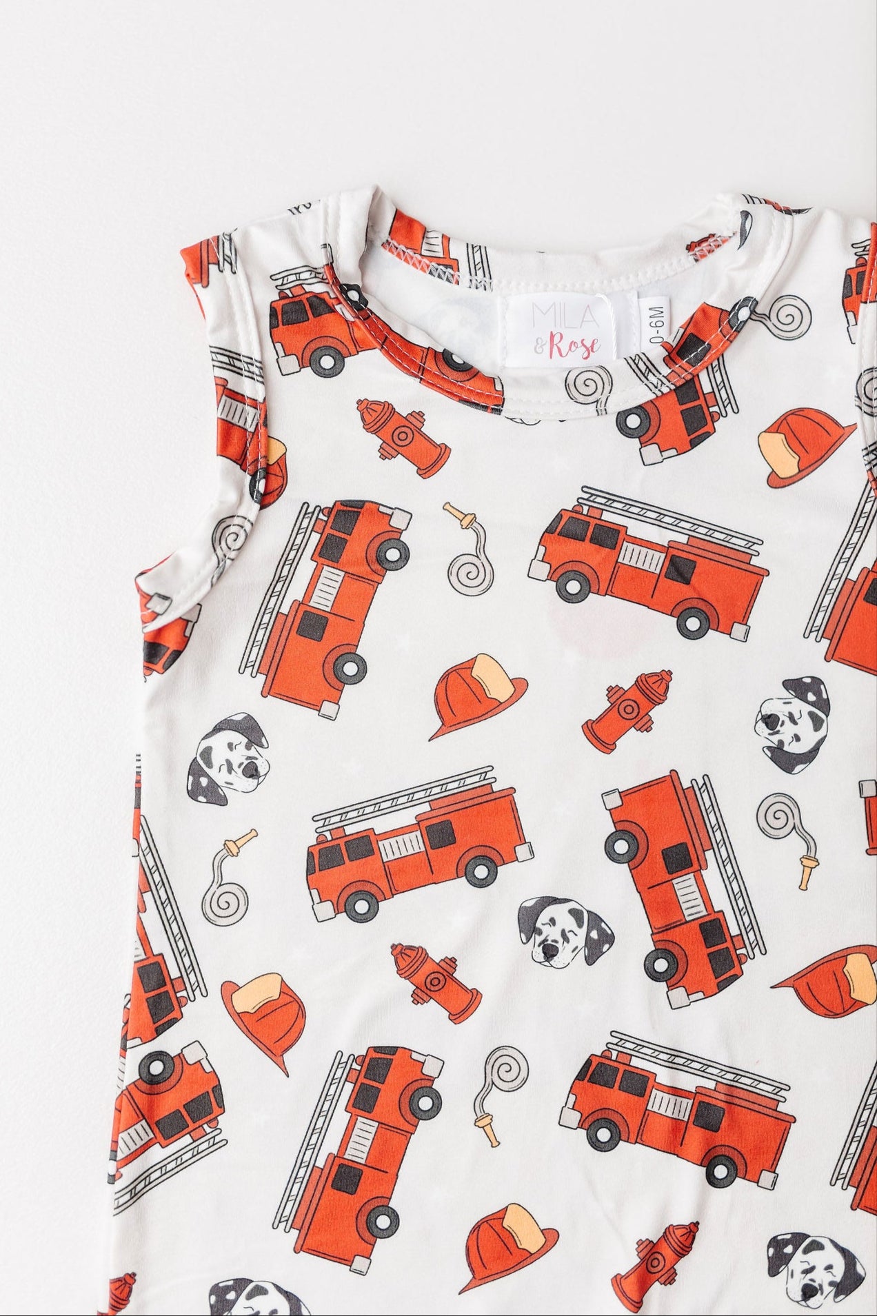 Firetrucks Shorty One-Piece-dogsvalley ®