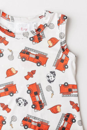 Firetrucks Shorty One-Piece-dogsvalley ®