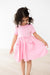 Bubblegum Pink S/S Pocket Twirl Dress-dogsvalley ®