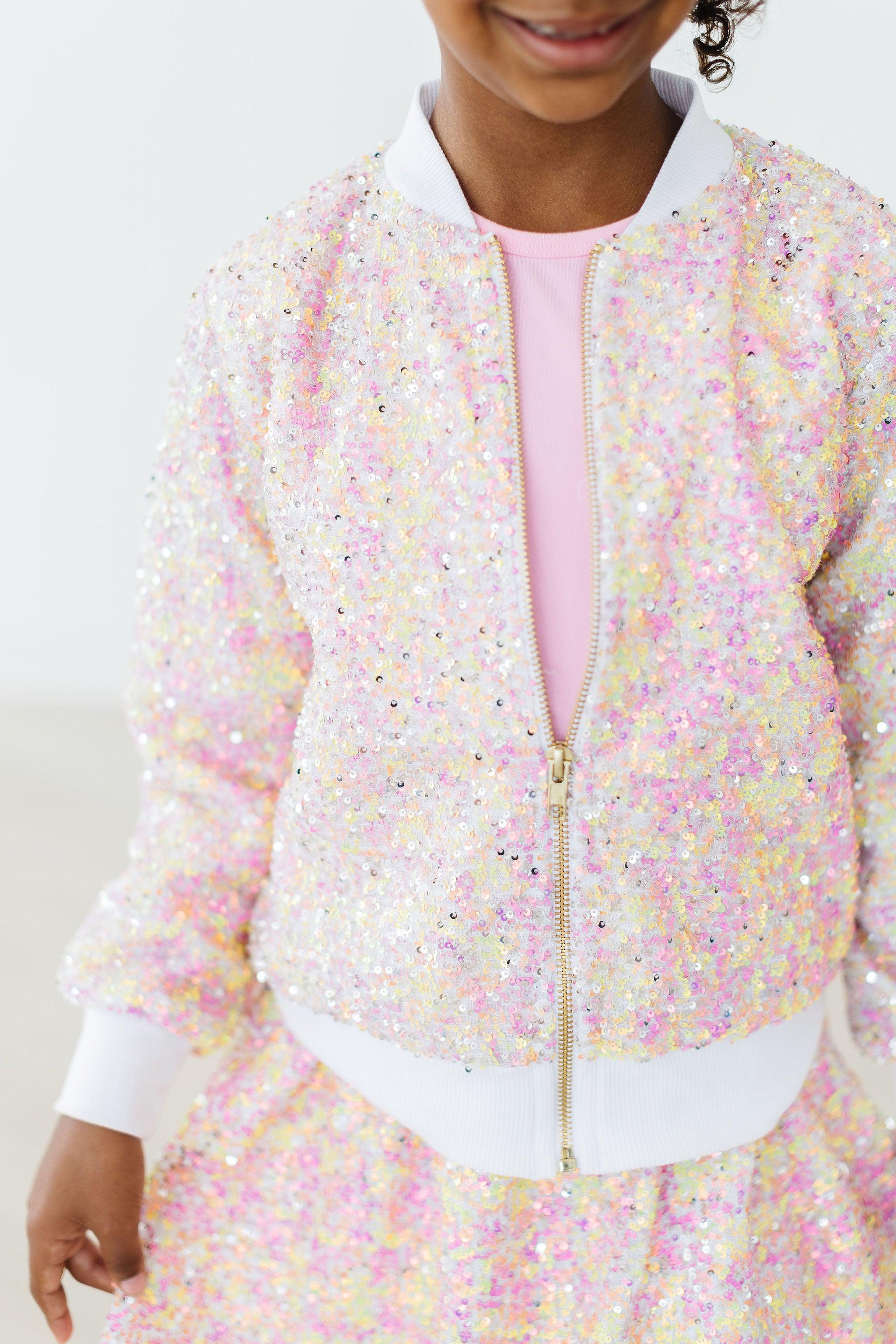 SALE Spring Rainbow Sequin Jacket-dogsvalley ®