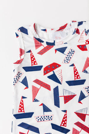 Stars, Stripes & Sails Shorty One-Piece-dogsvalley ®