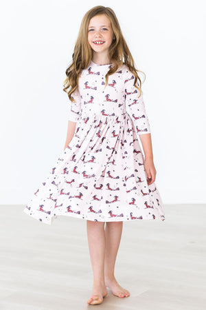 Happy Howl-oween Pocket Twirl Dress-dogsvalley ®