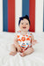 Red, White & Sweet Pom Pom Romper-dogsvalley ®